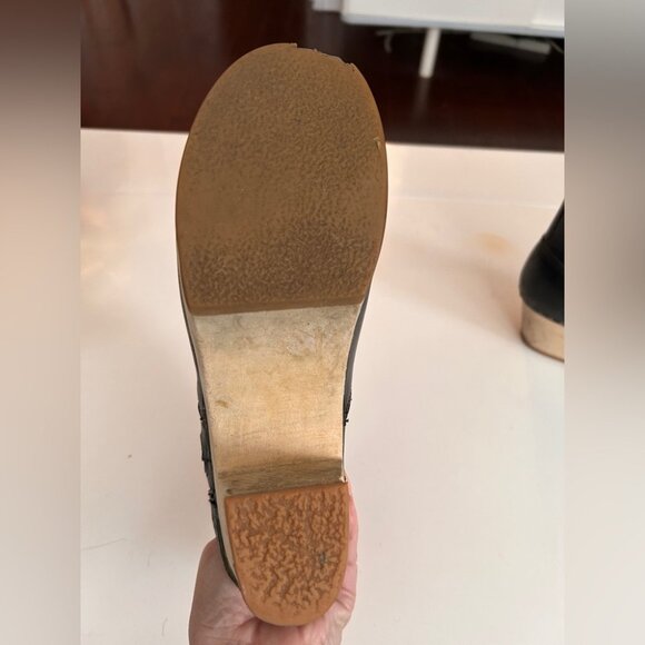 Black Swedish Hasbeens ‘Zip it Emy’ Ankle Boots with Zip Size 8.5 - Picture 6 of 11